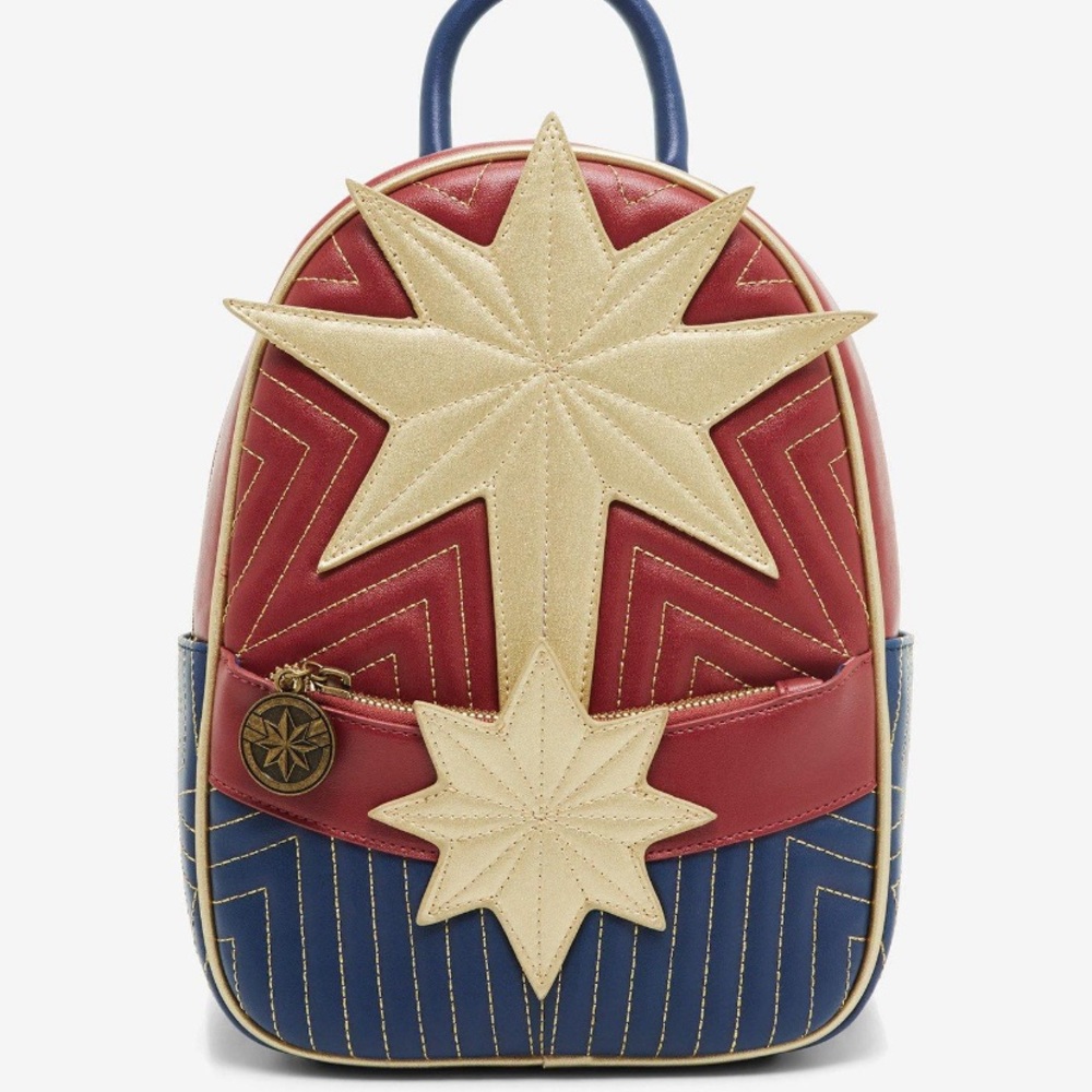 Marvel The Marvels Captain Marvel Mini‎ Backpack Her Universe Disney MCU